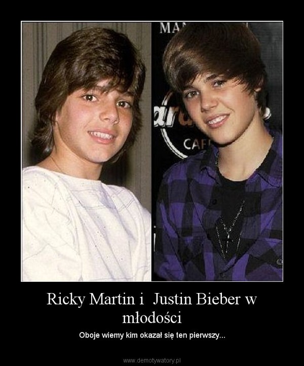 Ricky Martin i  Justin Bieber w młodości – Oboje wiemy kim okazał się ten pierwszy... 