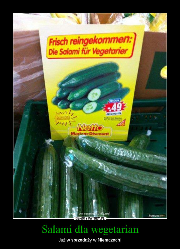 Salami dla wegetarian – Już w sprzedaży w Niemczech! 