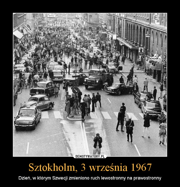 Sztokholm, 3 września 1967