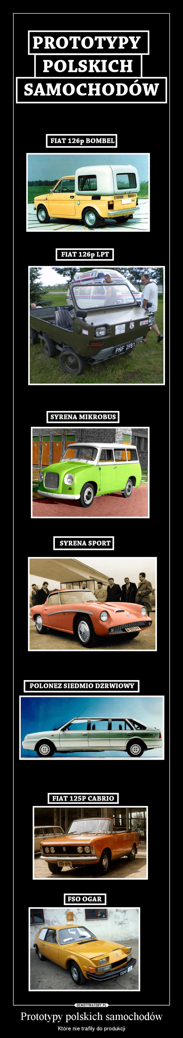 Prototypy polskich samochodów