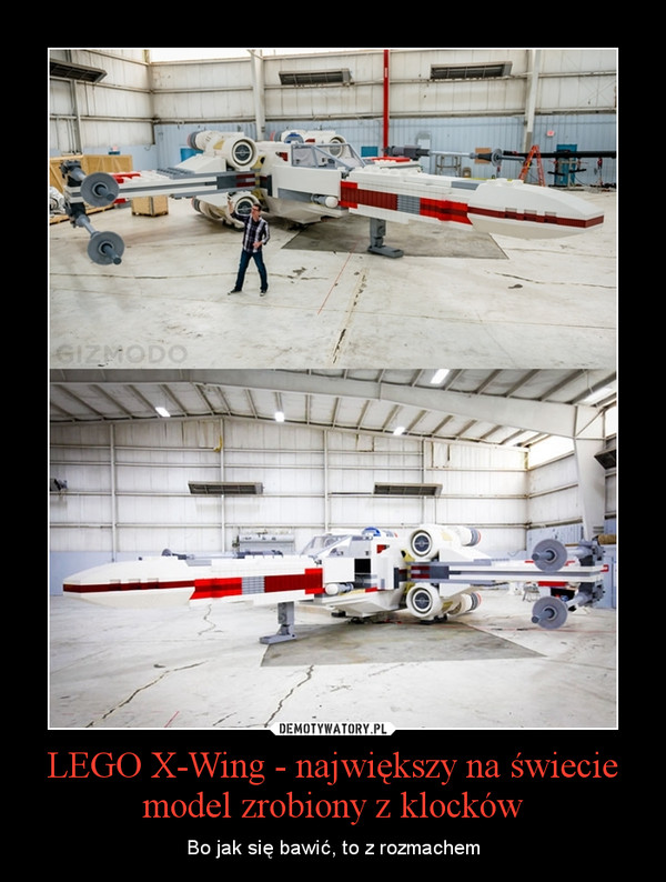 LEGO X-Wing - największy na świecie model zrobiony z klocków