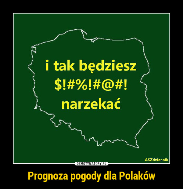 Prognoza pogody dla Polaków –  
