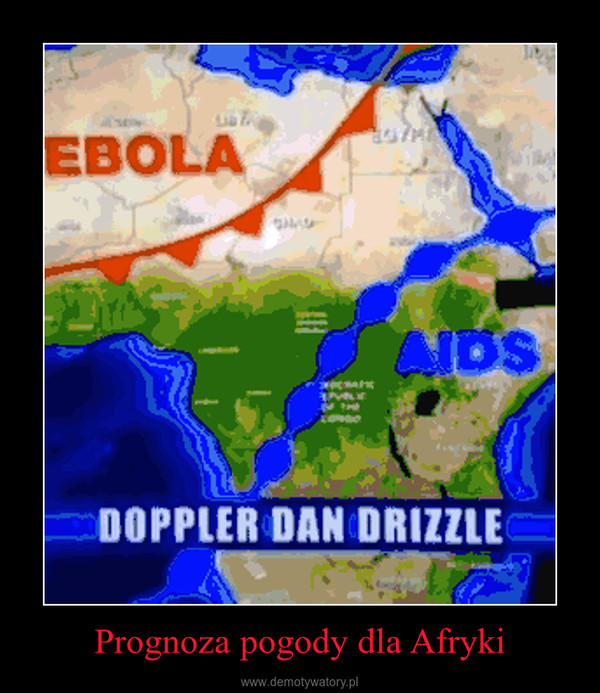 Prognoza pogody dla Afryki –  