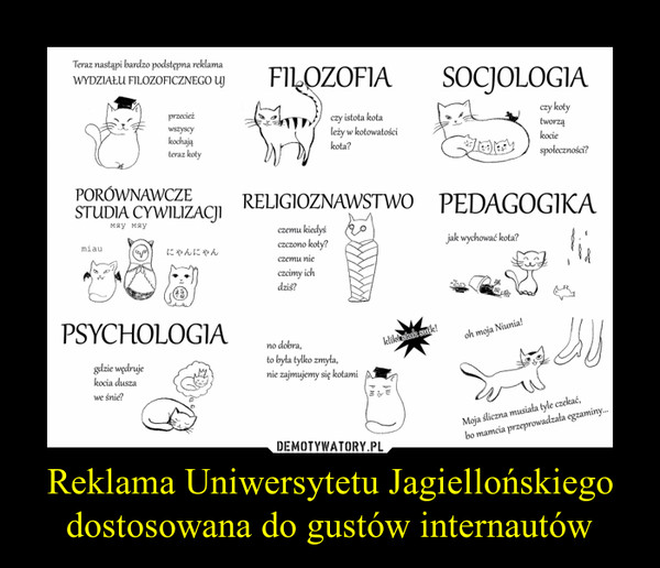 Reklama Uniwersytetu Jagiellońskiego dostosowana do gustów internautów –  