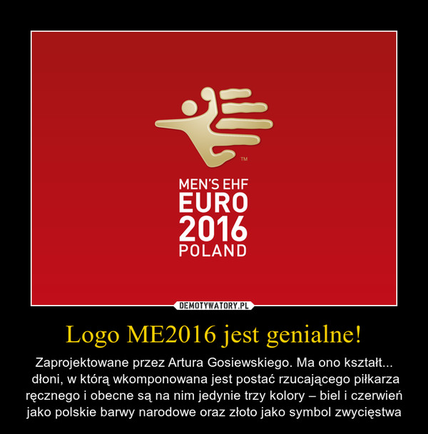 Logo ME2016 jest genialne!