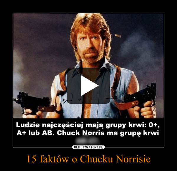 15 faktów o Chucku Norrisie –  