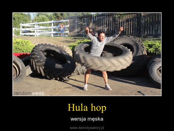 Hula hop – wersja męska 