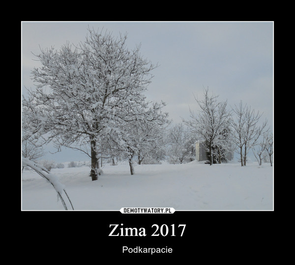 Zima 2017 – Podkarpacie 