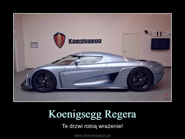 Koenigsegg Regera – Te drzwi robią wrażenie! 