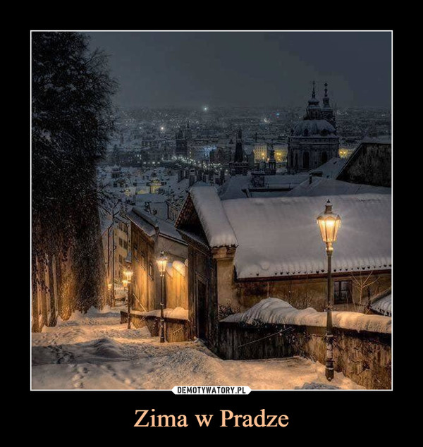 Zima w Pradze –  