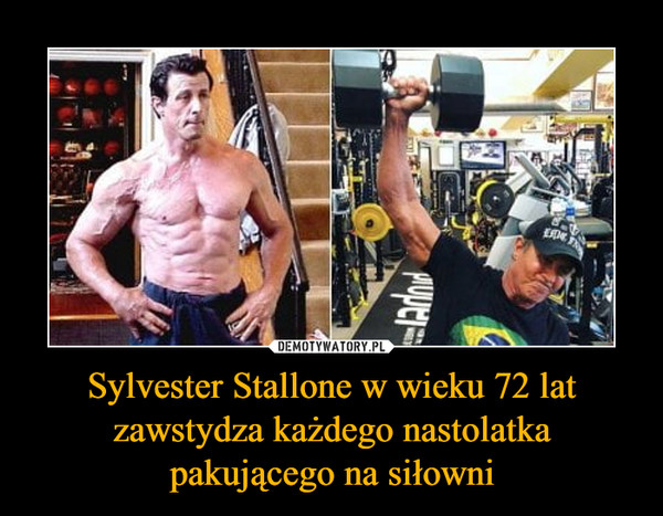 Sylvester Stallone w wieku 72 lat zawstydza każdego nastolatka pakującego na siłowni –  