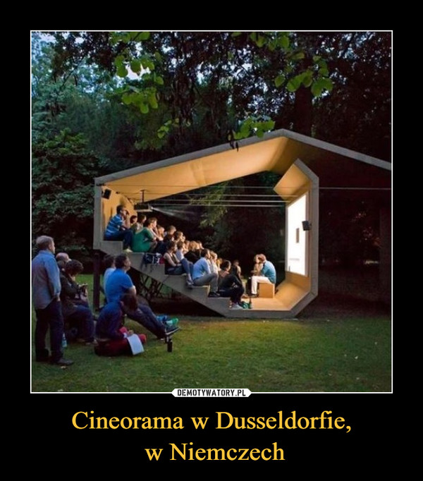 Cineorama w Dusseldorfie, w Niemczech –  