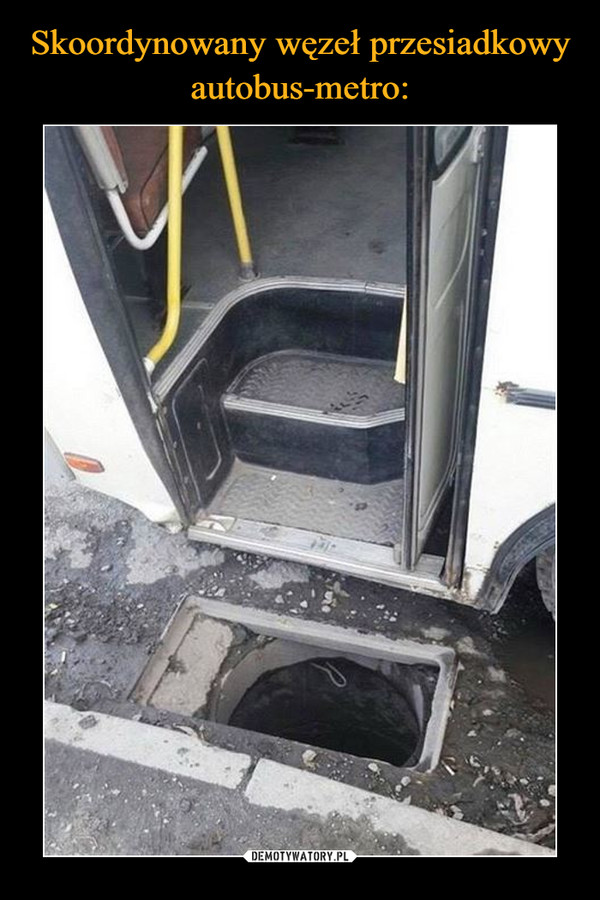 Skoordynowany węzeł przesiadkowy autobus-metro: