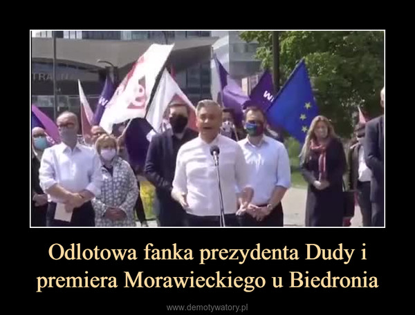 Odlotowa fanka prezydenta Dudy i premiera Morawieckiego u Biedronia –  