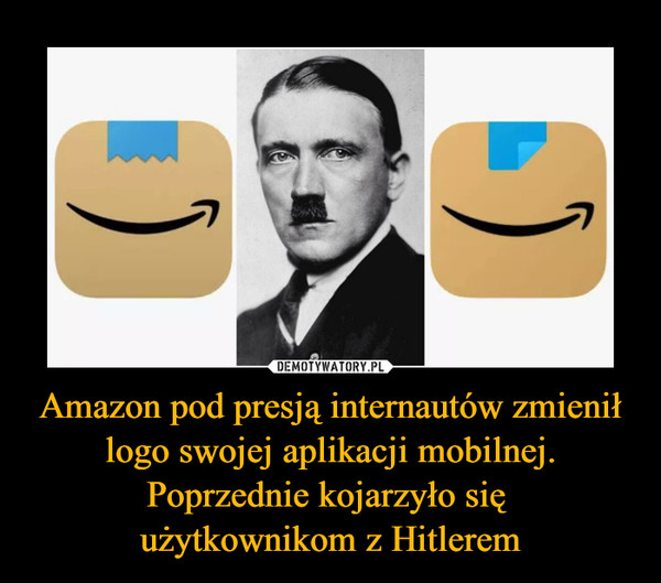 Amazon pod presją internautów zmienił logo swojej aplikacji mobilnej. Poprzednie kojarzyło się użytkownikom z Hitlerem –  