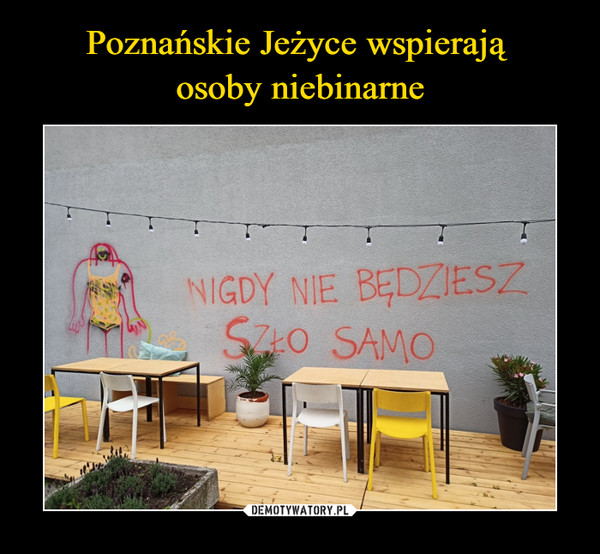 Poznańskie Jeżyce wspierają 
osoby niebinarne