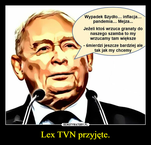 Lex TVN przyjęte. –  