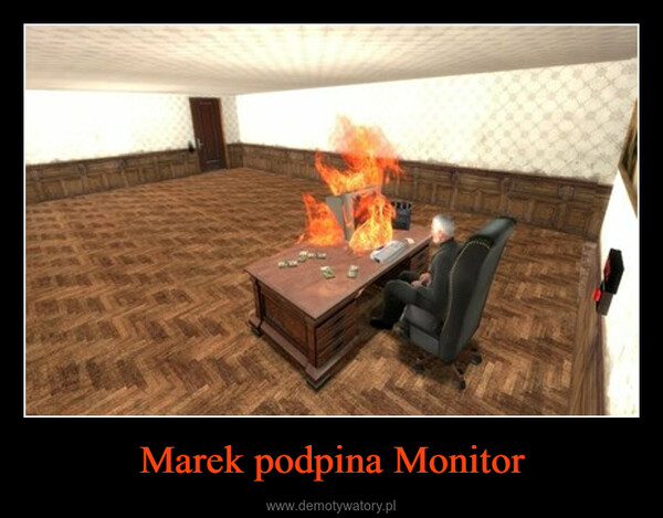 Marek podpina Monitor –  
