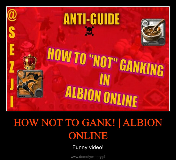HOW NOT TO GANK! | ALBION ONLINE – Funny video! 