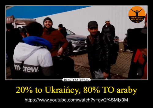 20% to Ukraińcy, 80% TO araby