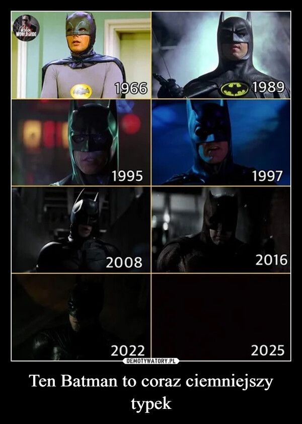 Ten Batman to coraz ciemniejszy typek –  