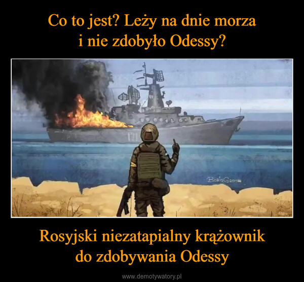 Rosyjski niezatapialny krążownikdo zdobywania Odessy –  