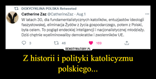 Z historii i polityki katolicyzmu polskiego... –  