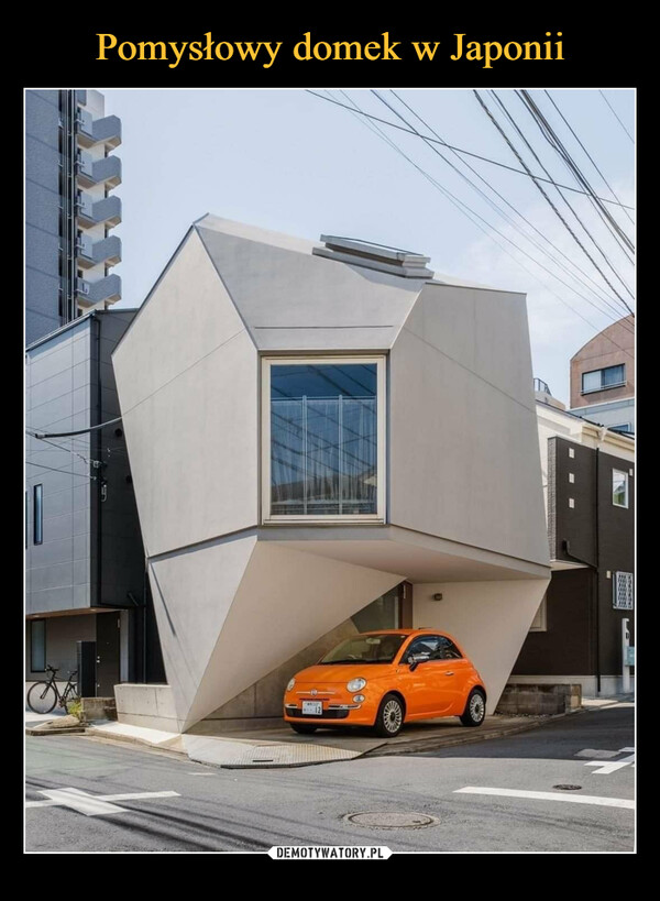 Pomysłowy domek w Japonii