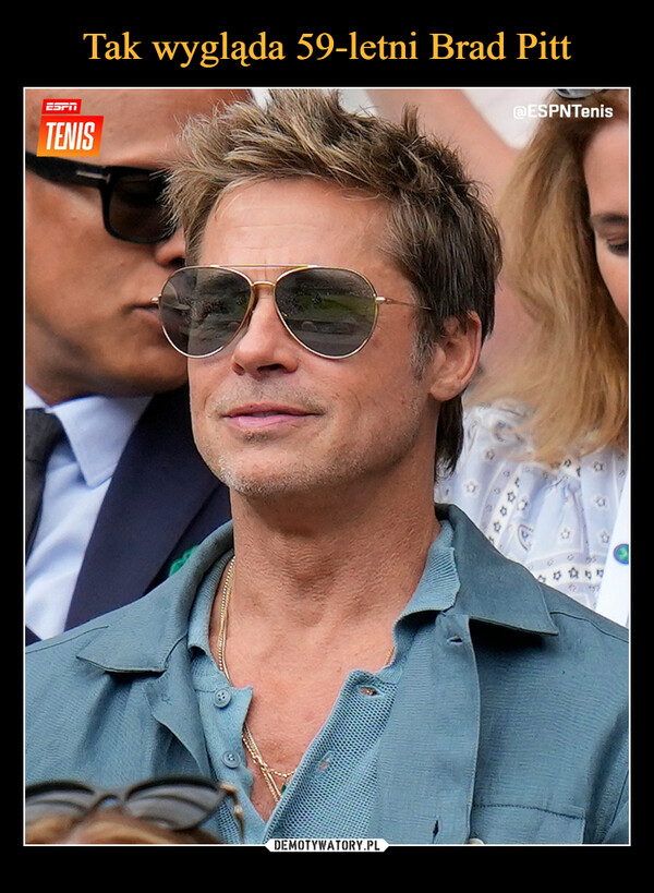 Tak wygląda 59-letni Brad Pitt