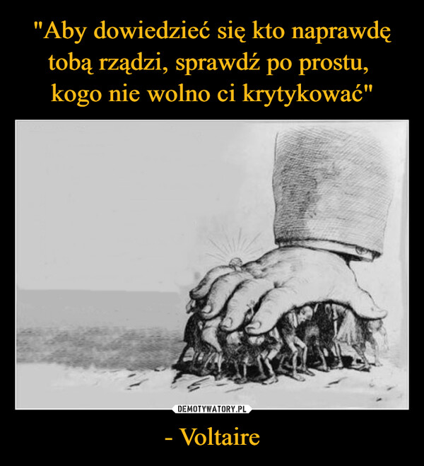 - Voltaire –  