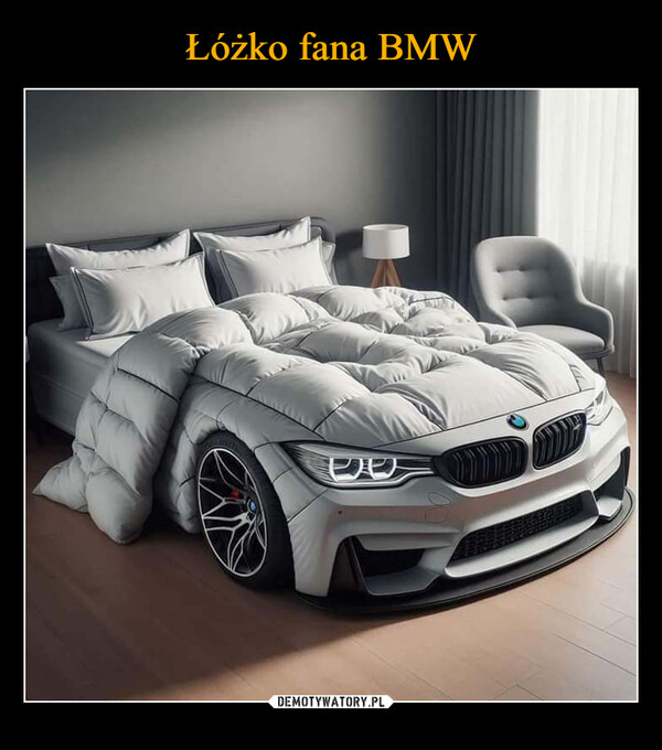 Łóżko fana BMW